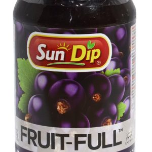 SUNDIP Assorted Jam Black Currant 430G (Glass Jar)