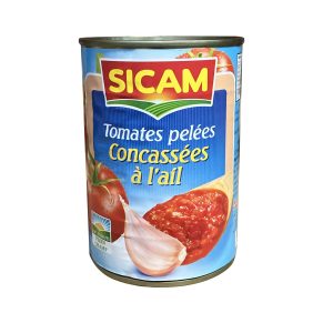 SICAM Crushed PeeledTomatoes With Garlic 400g (TUNISIA)