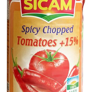 SICAM SPICY CHOPPED TOMATOES 400g